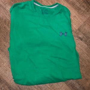 Men’s Under Armour Long Sleeve Green T Shirt